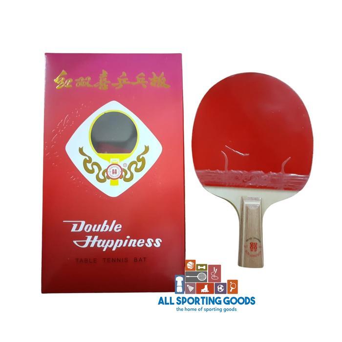 BAT PINGPONG TENIS MEJA DOUBLE HAPPINESS 1835 PENHOLDER