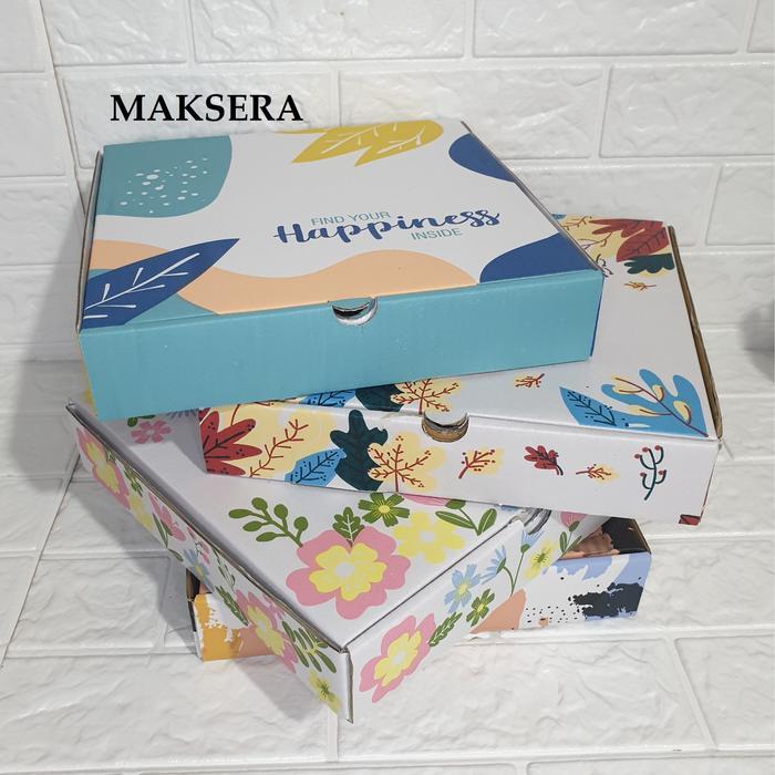 BOX 25x25x5 - KARDUS/ HAMPERS / KARDUS KEMASAN / KARDUS 25x25x5 CM / HAMPERS BOX / GIFT MOTIF