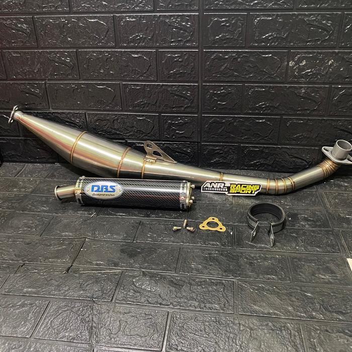 Knalpot Fiz R Fizr Stainles Standar Racing Dbs Carbon Foto