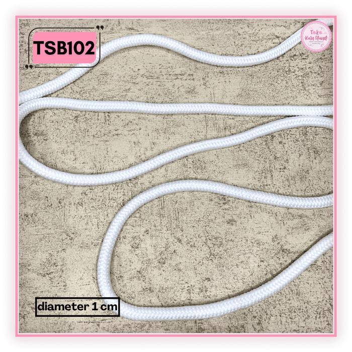 TSB102 Tali Sumbu / Tali Kur Kepang Besar diameter 1cm (Per Meter)
