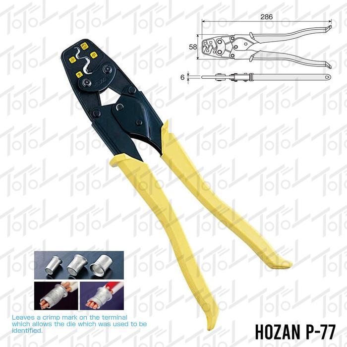 TEREMURAHTERLARIS READY SILAHKAN DIORDER HOZAN P-77 TANG CRIMPPING / CRIMPPING TOOL HOZAN P77