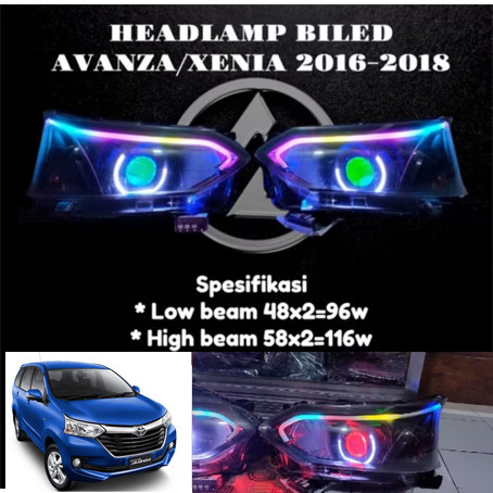 Lampu Biled Mobil Grand Avanza Xenia Th 2015 s/d 2018 RJB Android app