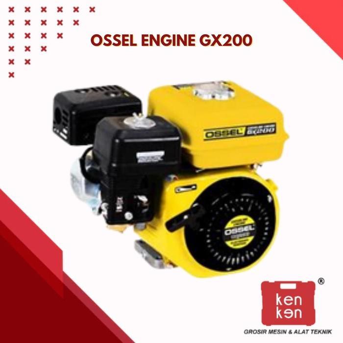 ENGINE MESIN PENGGERAK MESIN KETINTING OSSEL ENGINE GX200 (6.5HP) ECO