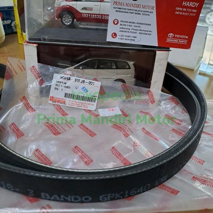 FAN BELT FANBELT AVANZA THN 2012- RUSH TERIOS 2011-2015 1.5CC ORIGINAL PASSSS