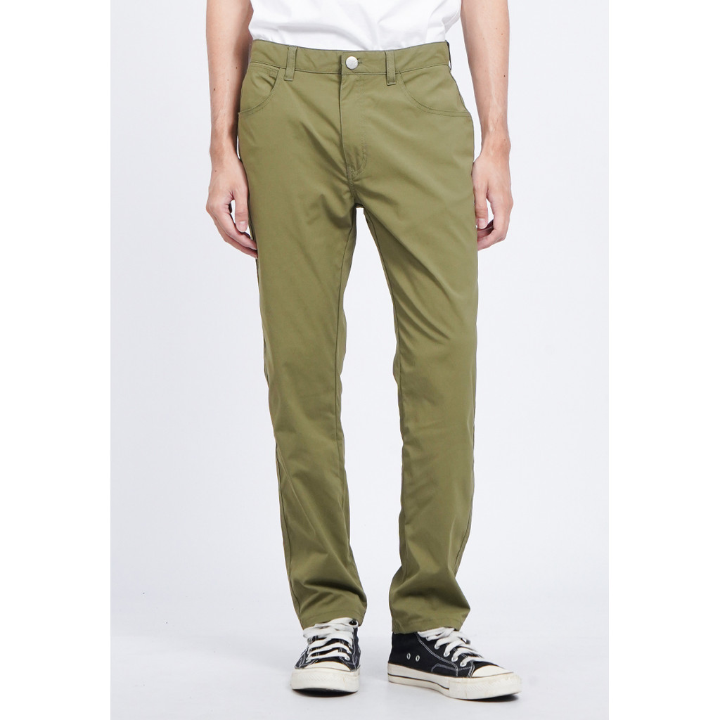 Wrangler Long Pants Chino Slim JAMES C001 Olive