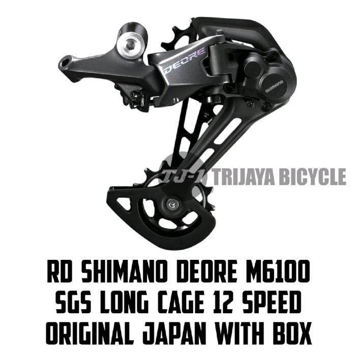 Rear Derailleur Shimano Deore Rd-M6100-Sgs 12 Speed Rd Shimano Deore Rd M6100 12 Sp Sgs Long Cage