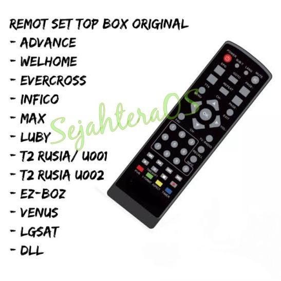 Remote Stb Multi Universal Dvb-T2 Max Welhome Venus