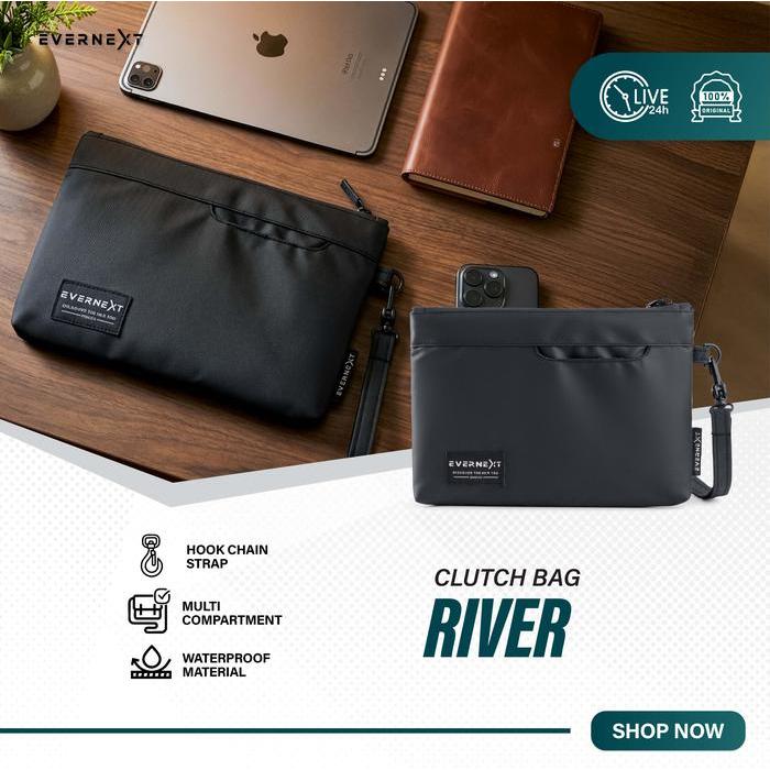 Eiger - Clutch Bag Pria Waterproof Hand Bag Pria River 11" Pouch Bag Pria