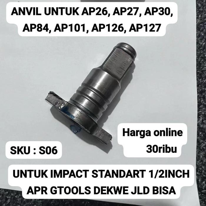 Anvil Impact Wrench S06 Apr Standart Ujung Kepala Spare Part
