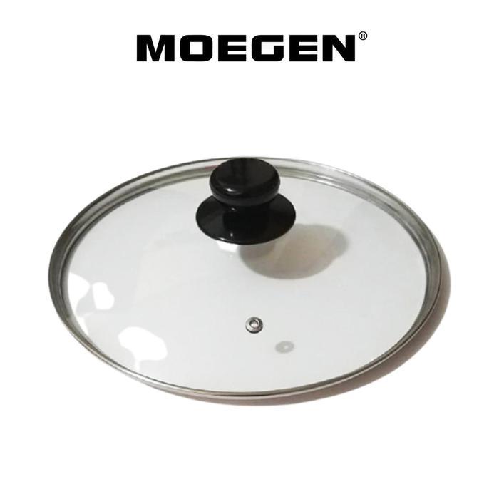 Moegen Germany Tutup Panci Kaca Untuk Wajan / Panci / Wok Pan / Penggorengan Glass