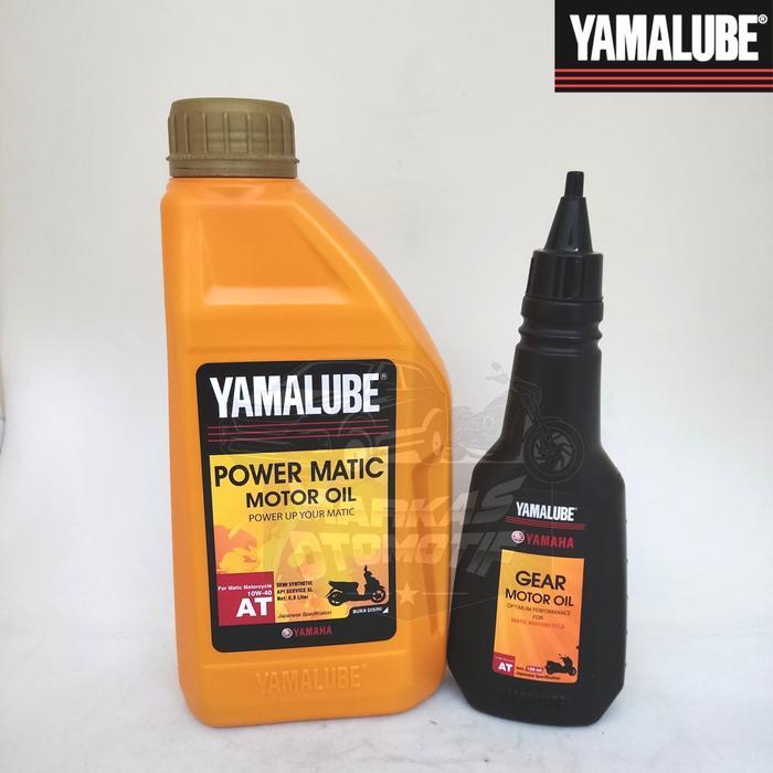 PROMO PAKET OLI YAMALUBE POWER MATIC 10W40 0.8ML/OLI GARDAN 150ML/100% ORI 