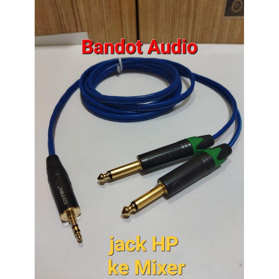 Mini Jack 3,5 To Jack Akai 6,5 /Jack Hp Ke Ampli Terbaik