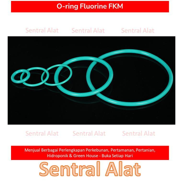 Karet Seal O Ring Fluorocarbon Rubber Fluorine (Fkm) Vitton Tebal 3,5 Mm, Od : 10 15 20 25 30 35 40