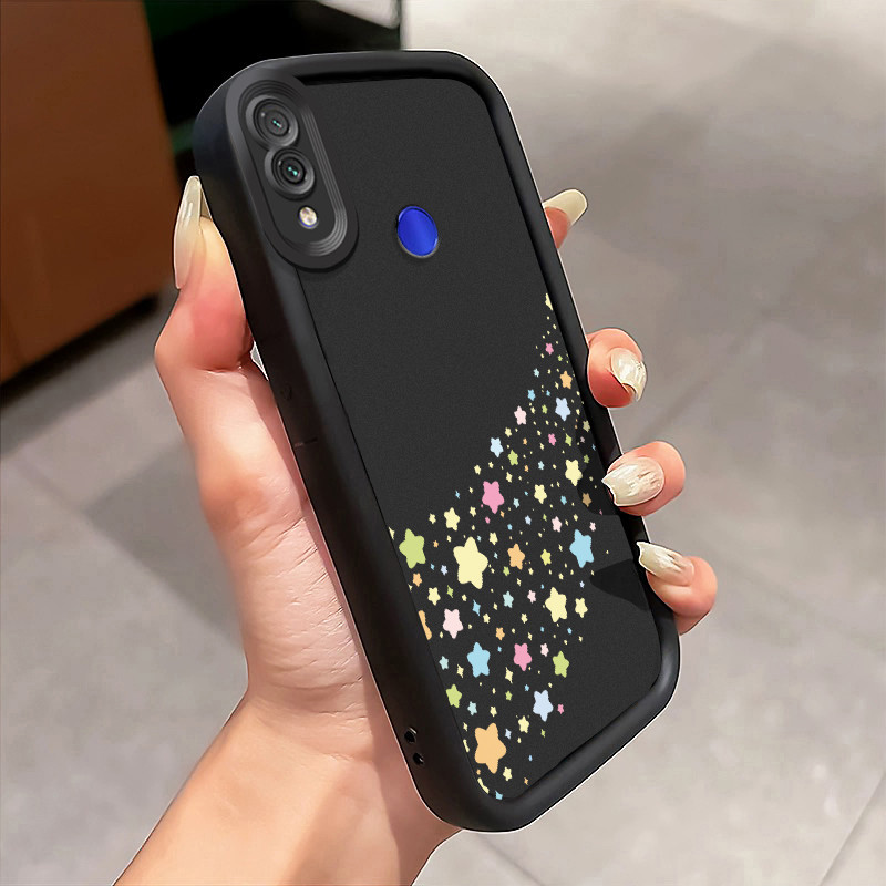 Casing Hp Xiaomi Redmi Note 7 Redmi Note 7s Redmi Note 7 Pro Case Meteor warna-warni Kasing silikon 