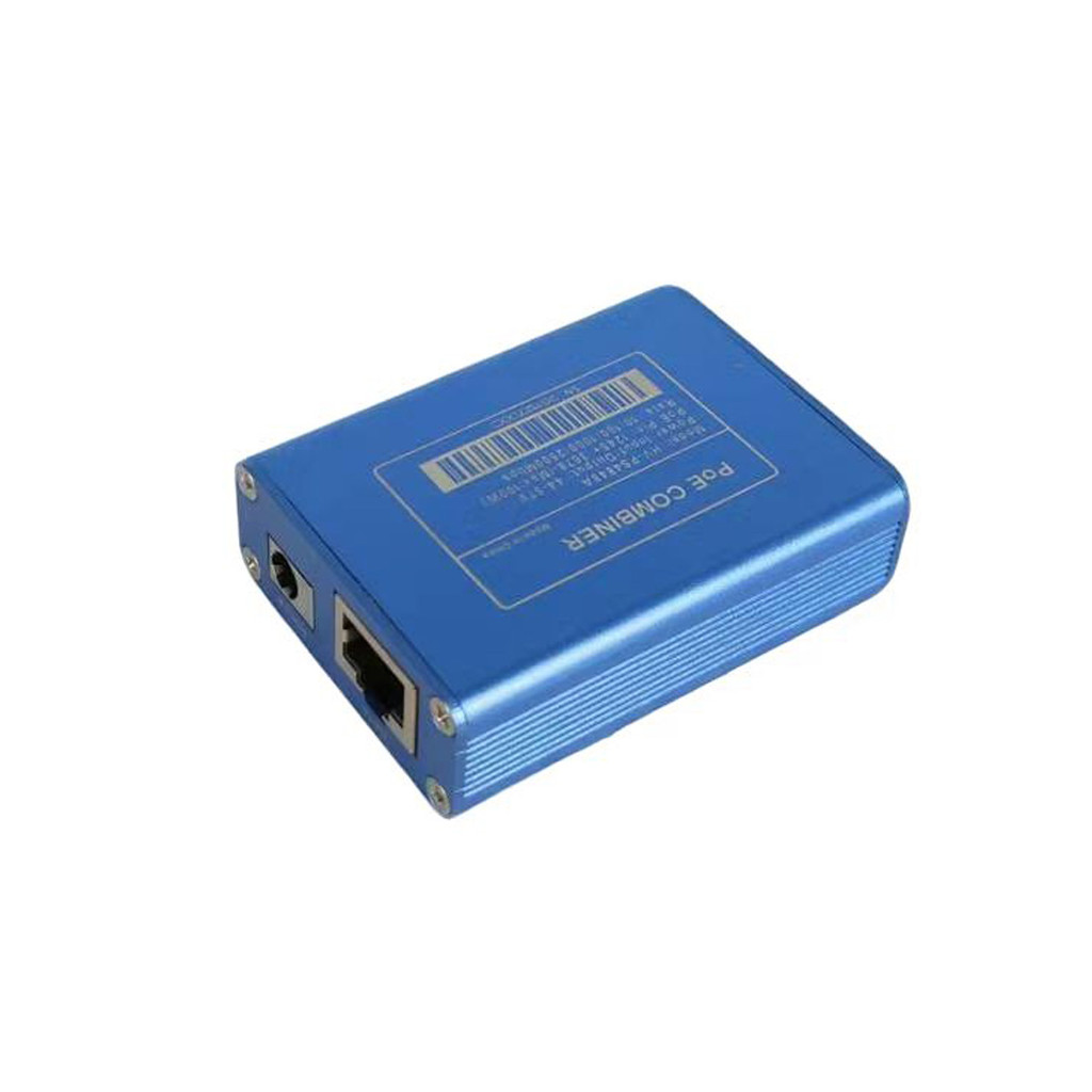 100W 2.5Gbe PoE injector&splitter,passive POE Combiner,12-60Vdc in and 12-60V POE out,pins