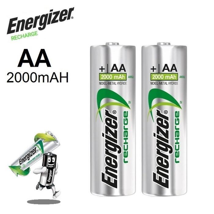 [] Baterai AA Rechargeable 2000mAh Energizer