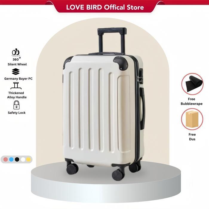 [] Love bird Koper Kabin 20 inch jumbo 24 inch Bagasi Koper Tas Travel Polo besar anak Beroda Empat