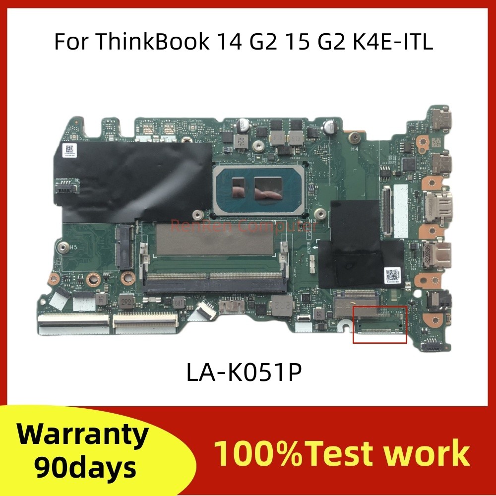 FLV34 LA-K051P For Lenovo ThinkBook 14 G2 ITL 15 G2 ITL 14-ITL K14E-ITL Laptop Motherboard I3-1115G4