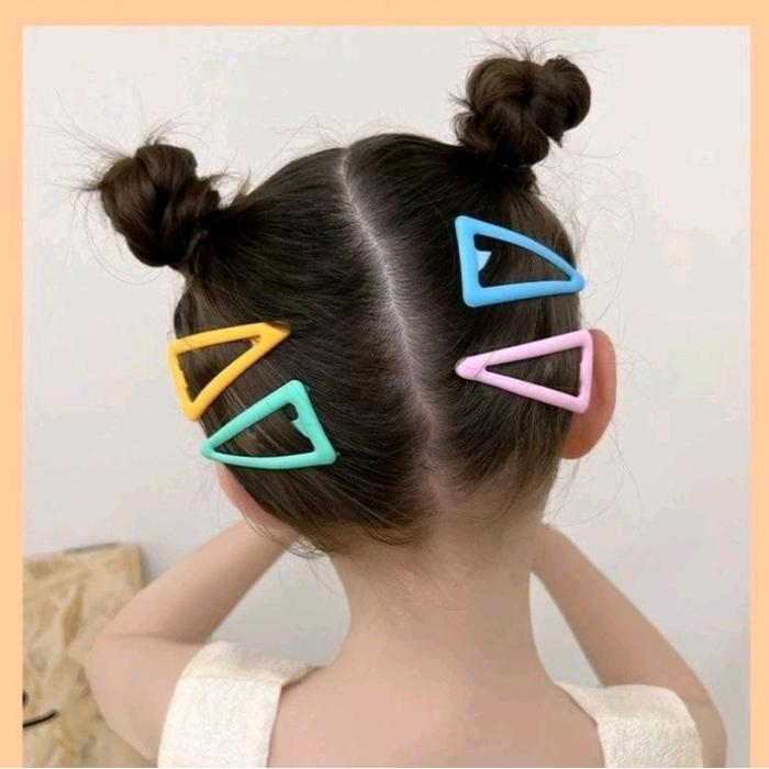 Set jepit rambut jepit poni premium warna warni Clips