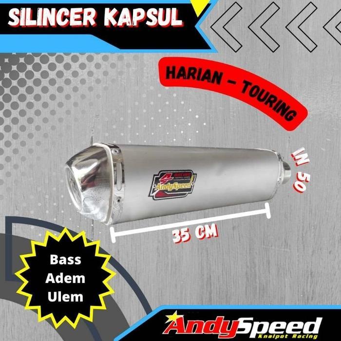 Knalpot Silincer Kapsul Merk Andy Speed