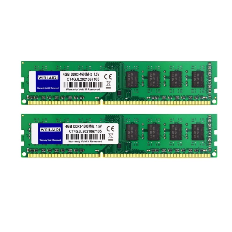DDR3 4GB 8GB 1066MHz 1333MHz 1600MHz PC3-8500 10600 12800 UDIMM 1.5V 2Rx8 240Pin Non-ECC Unbuffered