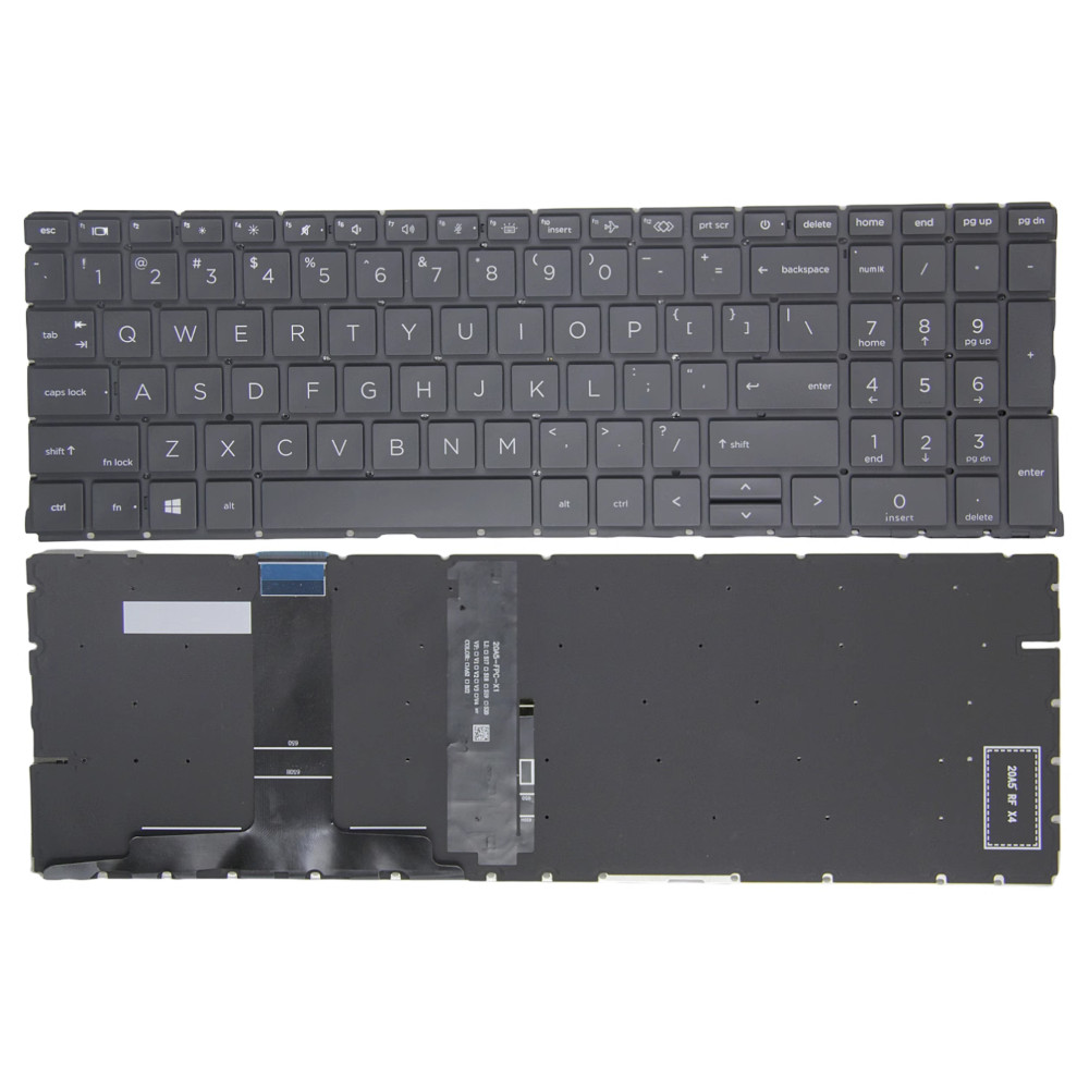 US Laptop Keyboard For HP ZBook Power G7 ZBook Power G8 Mobile Workstation Black