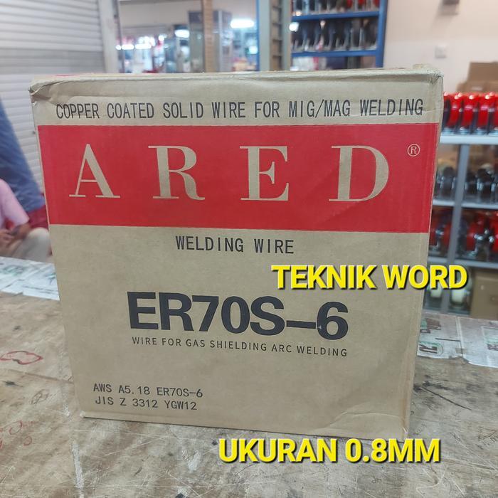 KAWAT LAS CO2 MIG WIRE SOLID AWS 702-6 0.8MM 1MM DAN 1.2MM 15KG SOLID