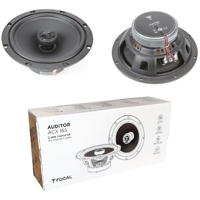 Free Shipping 1 Set FOCAL ACX165 AUDITOR 16.5cm 6.5 inch 2 Way Coaxial 140W Car Speakers Made In