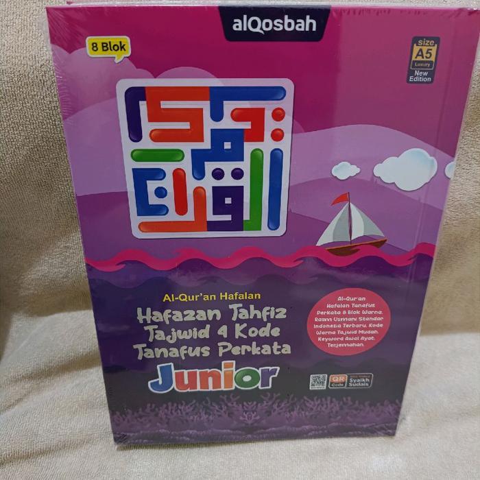 Al Quran Hafazan Junior Perkata A5-Al Quran Hafalan Hafazan Junior Asli Tajwid 4 Kode 8 Blok Warna