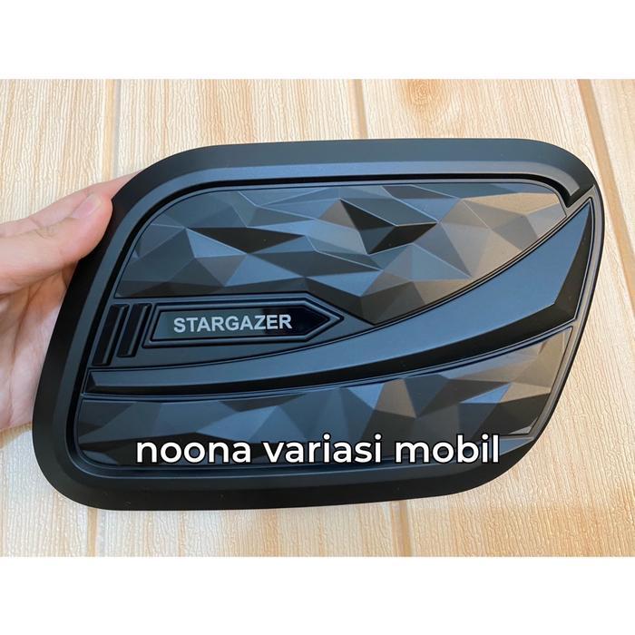 Promoo Noona Variasi Mobil Cover Handle Outer Gagang Pintu Tangki Bensin Hyundai Stargazer Black