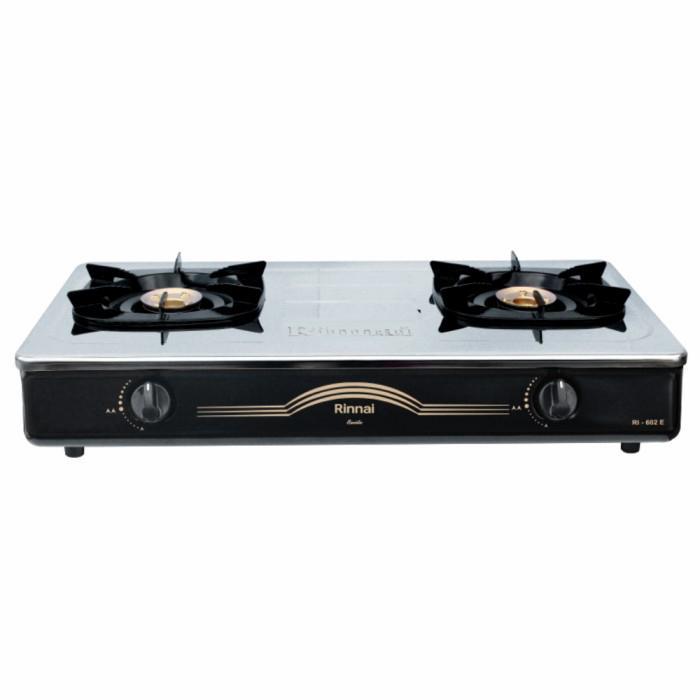 Cypluz - Ri-602E Kompor Gas Rinai 2Tungku Stainless Stenlis