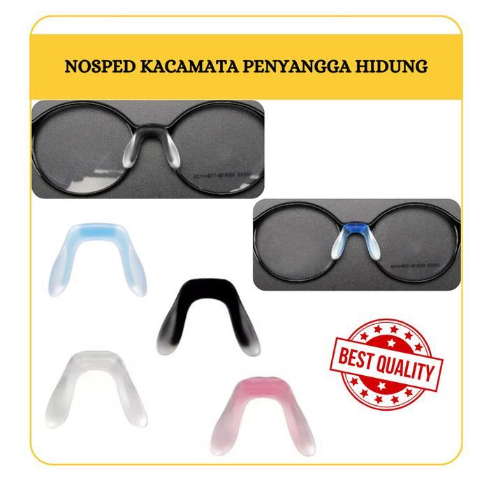 Nosepad Plastik Nose Pad Sambung Penyangga Kacamata U Shape Cabang NPSF-A