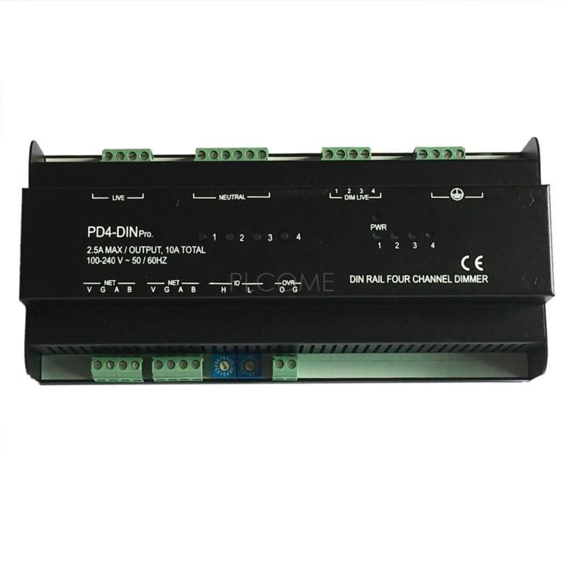 JUAL  4 Channels Dimmable Module RS485 LED Lighting Leading Dimmer Switch 86 APP Scene Control Suppp