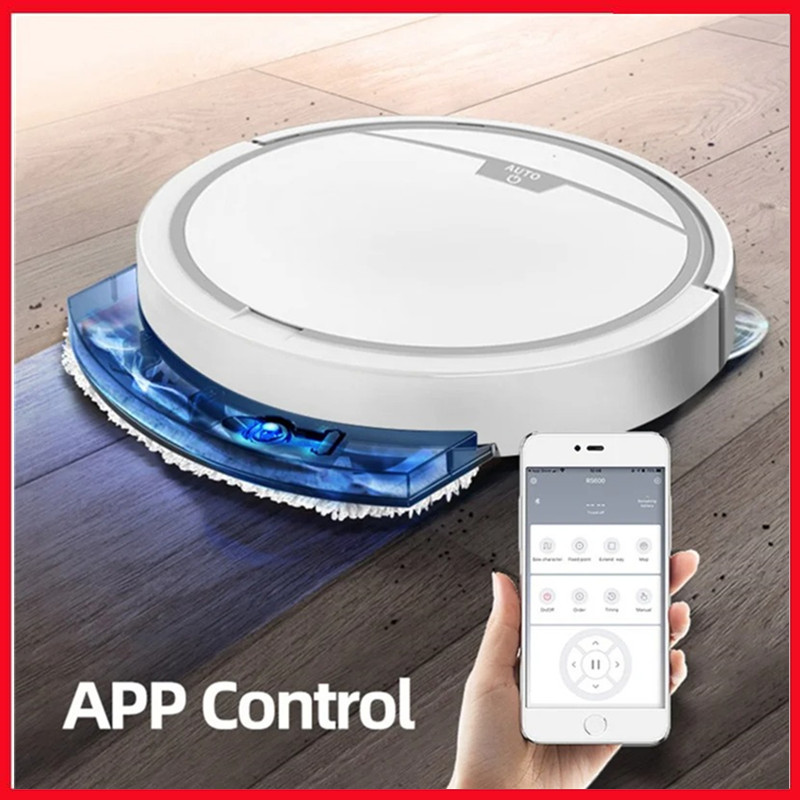 Wireless Smart Vacuum Cleaner App Control USB Rechargeable Automatic Intelligent Anti-drop 2800PA