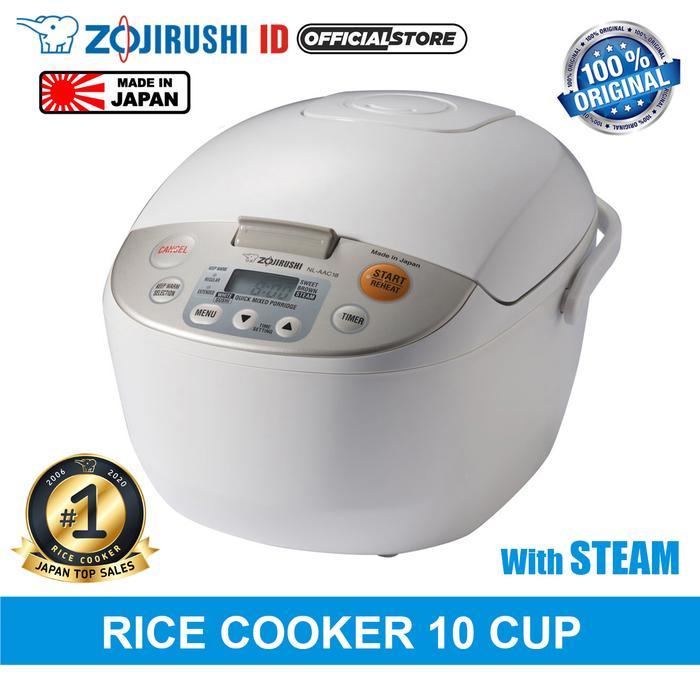 ZOJIRUSHI Rice Cooker IKIGAI 1.8 Liter NL-AAQ18 MADE IN JAPAN With Steamer