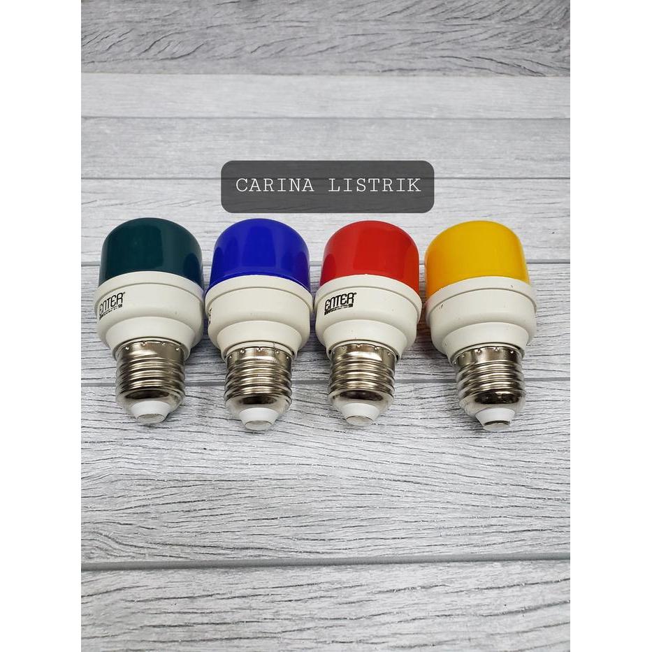 Bohlam LED Warna 5 Watt / Lampu Warna Warni ENTER