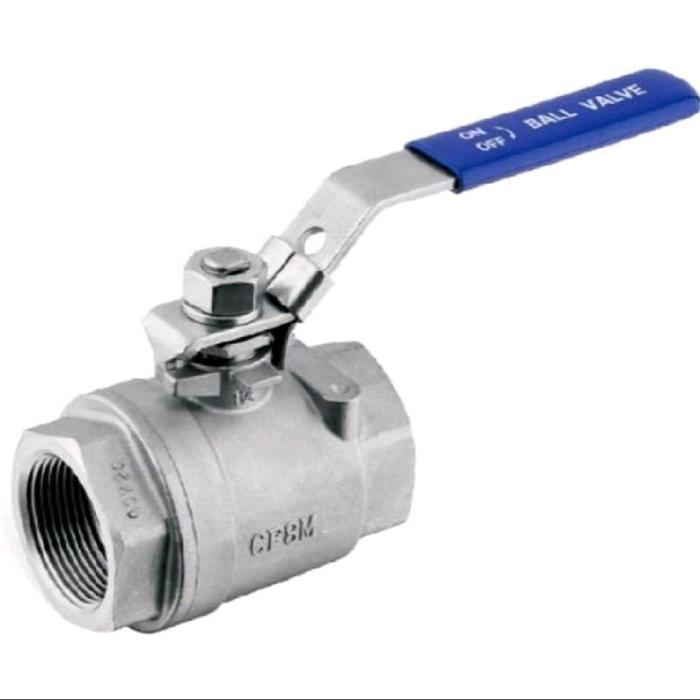 Ball valve 3/4" stainless / ball valve stainless 3/4 lobang kunci