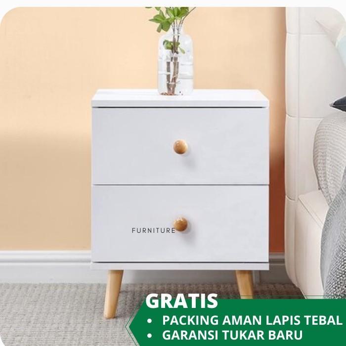 Meja Nakas Meja Minimalis Meja Kamar Samping Kamar Estetik laci