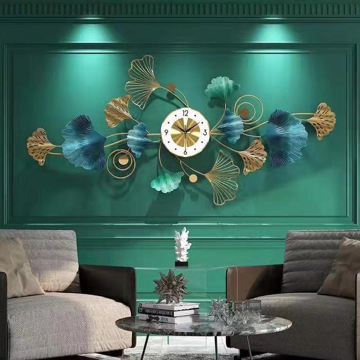 JAM DINDING BESI SUPER MEWAH/JAM HIASAN DINDING SIZE BESAR