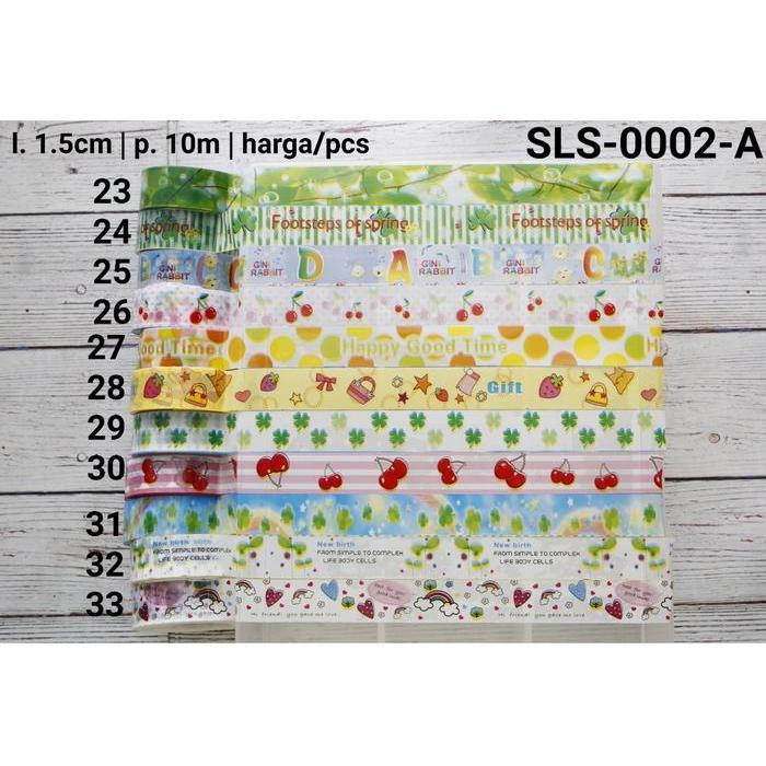 SLS-0002-A Selotip washi motif fancy box kue kering plastik cookies
