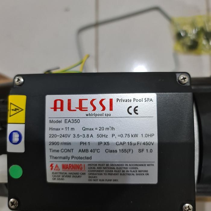 Mesin Pompa Whirlpool 1 Pk Bathtub - Bathub Jacuzzi