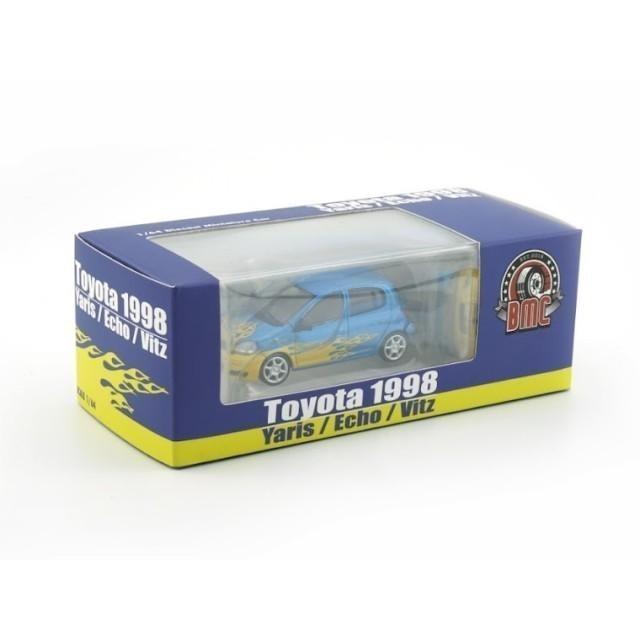 64B0307 64B0383 BM Creations Nissan 180SX Metallic Pink Toyota Echo Phyco Blue BMC Diecast Mobil