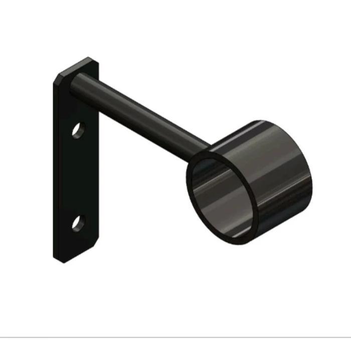 Rak besi penyangga tempel dinding/gantungan jemuran