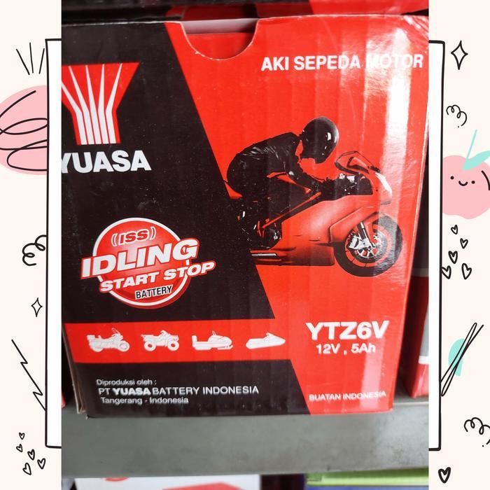 Aki Motor Satria Fu 150 Yuasa Ytz6V
