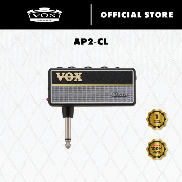 HEADPHONE AMP GITAR VOX AP2-CL AmPlug2 Clean Suara Boutique Clean Jernih & Dinamis