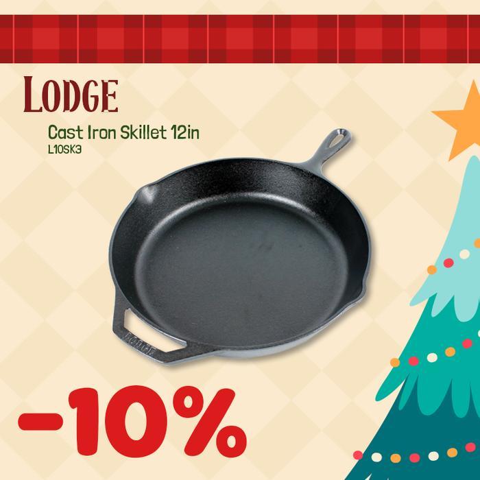 Lodge 30.48 cm Cast Iron Skillet (L10SK3)