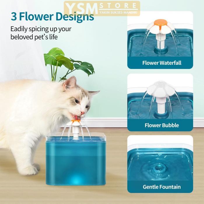 Tempat Minum Kucing Air Mancur Dispenser Minum Anjing 2 Liter