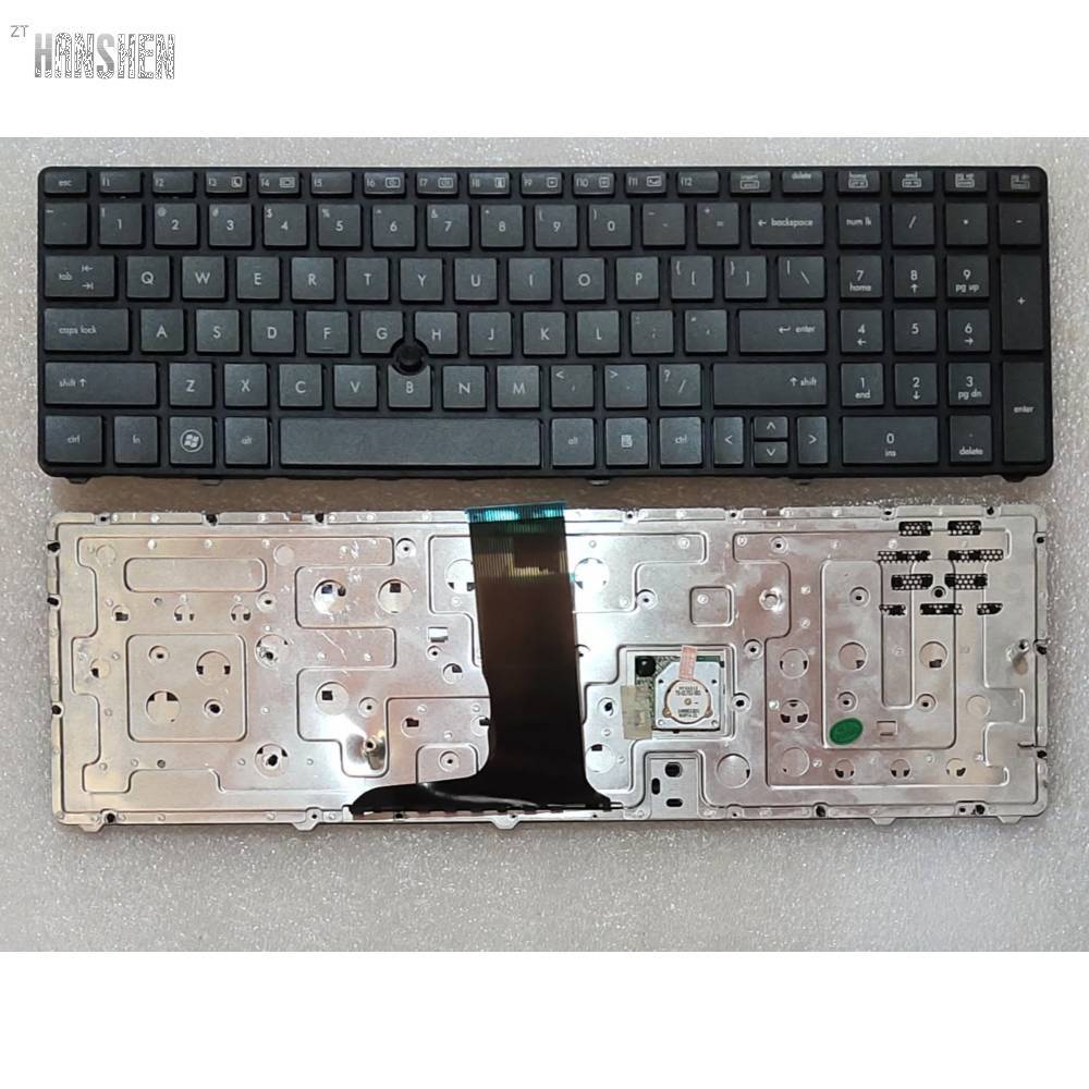 PROMO   HANSHEN UI Laptop keyboard For HP EliteBook 8760 8770 8770w Probook 8760W Y9HLD REKOMENDASI