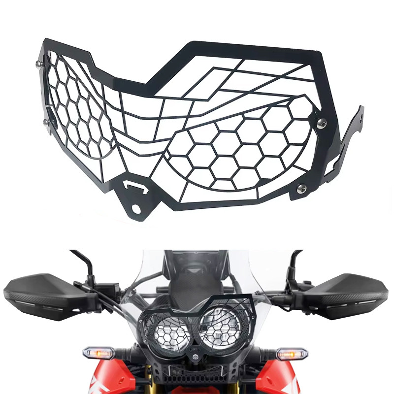 Motorcycle Headlight Guard Kit Headlamp Protection Grille Cover For Honda Crf250L Crf300L Rally Crf