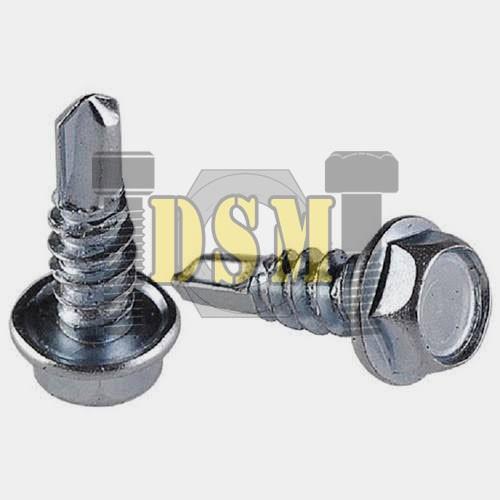 "New" (1 DUS) Sekrup Roofing Putih #10x16 / Baut Baja Ringan 1,5 CM / Hex Flange Self Drilling Screw